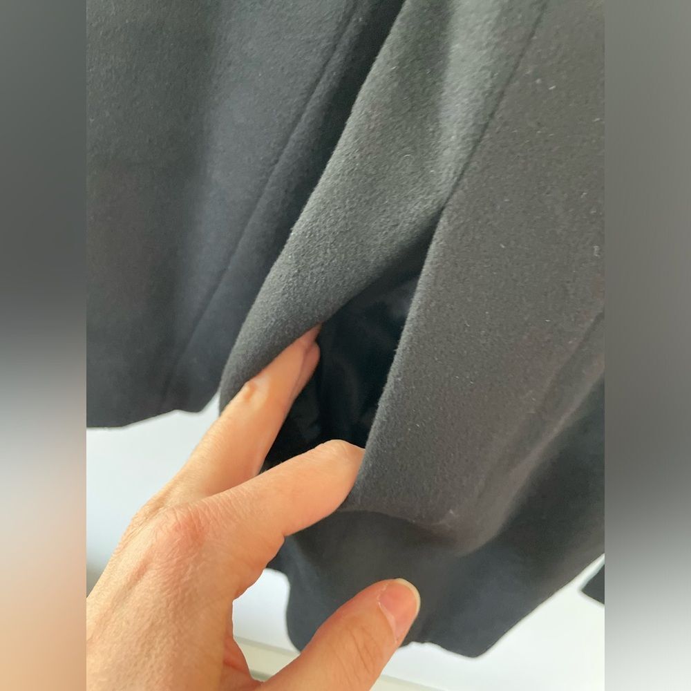 Vintage Dana Buchman Black jacket / blazer size 6 100% cashmere - Picture 6 of 8